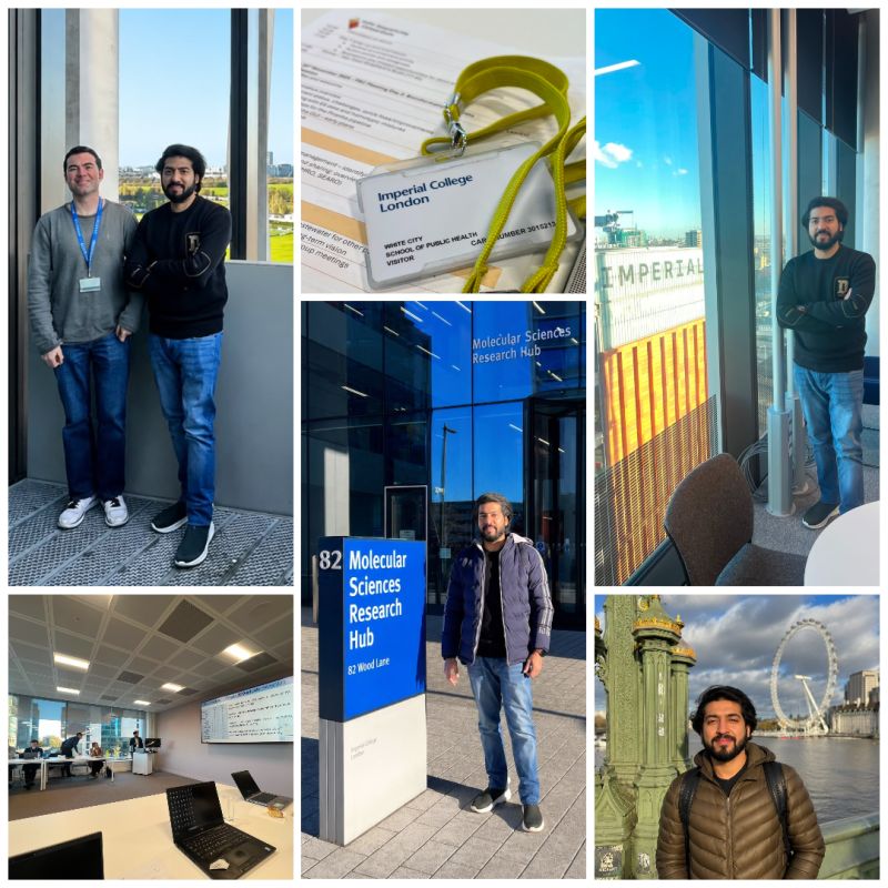 Syed Adnan Haider at Imperial College London during the Polio Sequencing Consortium meeting